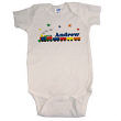 931406X - New Baby "All Aboard Baby Train" Personalized Infant Creeper